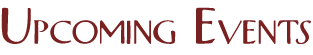 Upcoming Events