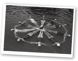 Camp Illahee vintage swimmers in Lake McLeod