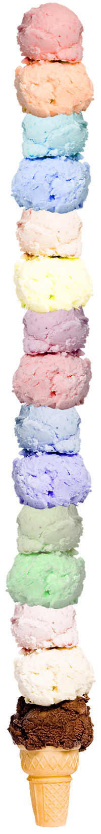 giant ice cream cone served at Camp Illahee Girls Camp