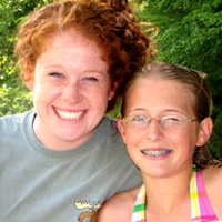 Camp Illahee counselor and kayaker