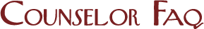 Counselor FAQ