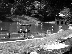 1950s Lake McLeod at Camp Illahee