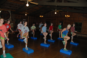 rewarding summer job teaching aerobics at camp illahee for girls
