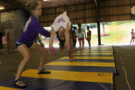summer job teaching gymnastics at camp illahee camp for girls
