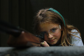summer camp with rifles at illahee for girls