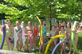 summer swimming camp for girls at illahee