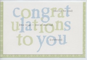 Congratulations Card