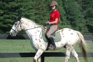 Hunt Seat Horseback riding at Camp Illahee girls camp