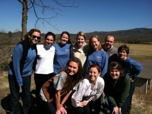 Camp Illahee staff enjoy a late February brainstorming session in the Heavenly World!