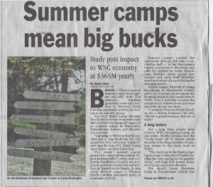 The economic impact of summer camp's is huge. Triple that to discover the impact on the camper