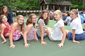 Illahee Summer Campers Look Back Over Their Shoulder Waiting for the Dance to Start!