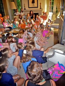 The video was well received and captivated the girls with all of the fun things to do at camp!
