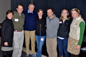 The Illahee crew join long time camp educator Bob Ditter at a recent conference.