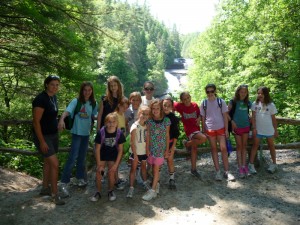 Illahee campers enjoy taking trips to outstanding waterfalls in the county