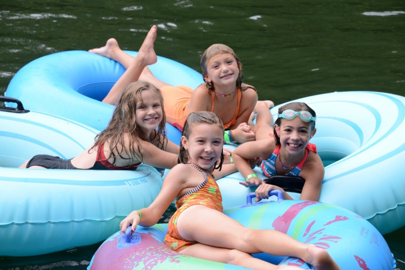tube girls Camp Illahee Girls Summer Camp