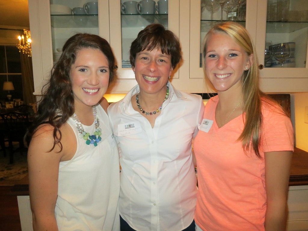 Laurie Strayhorn and two staff members in Charleston pose.