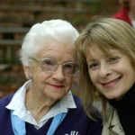 Dolly Thomas and Erika Kluth pose for the camera.