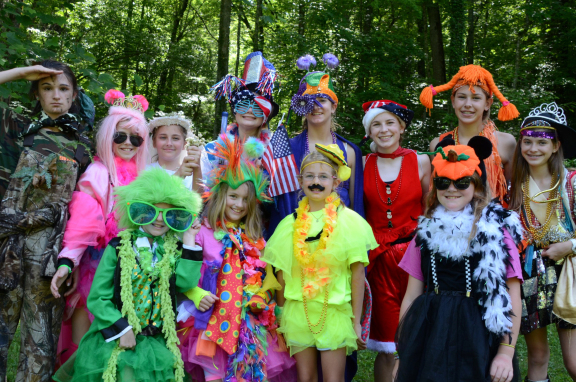 Campers dress up everyday at camp