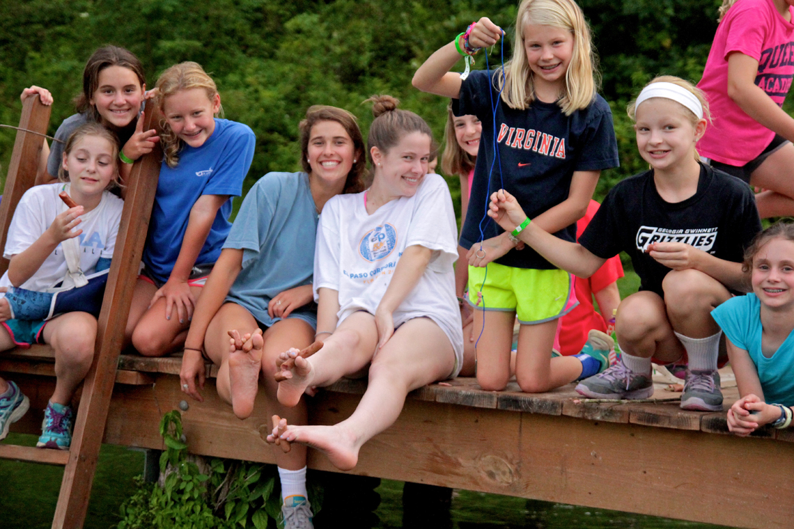 fishing - Camp Illahee Girls Summer Camp.