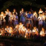 Illahee campers prepare to float wishboats