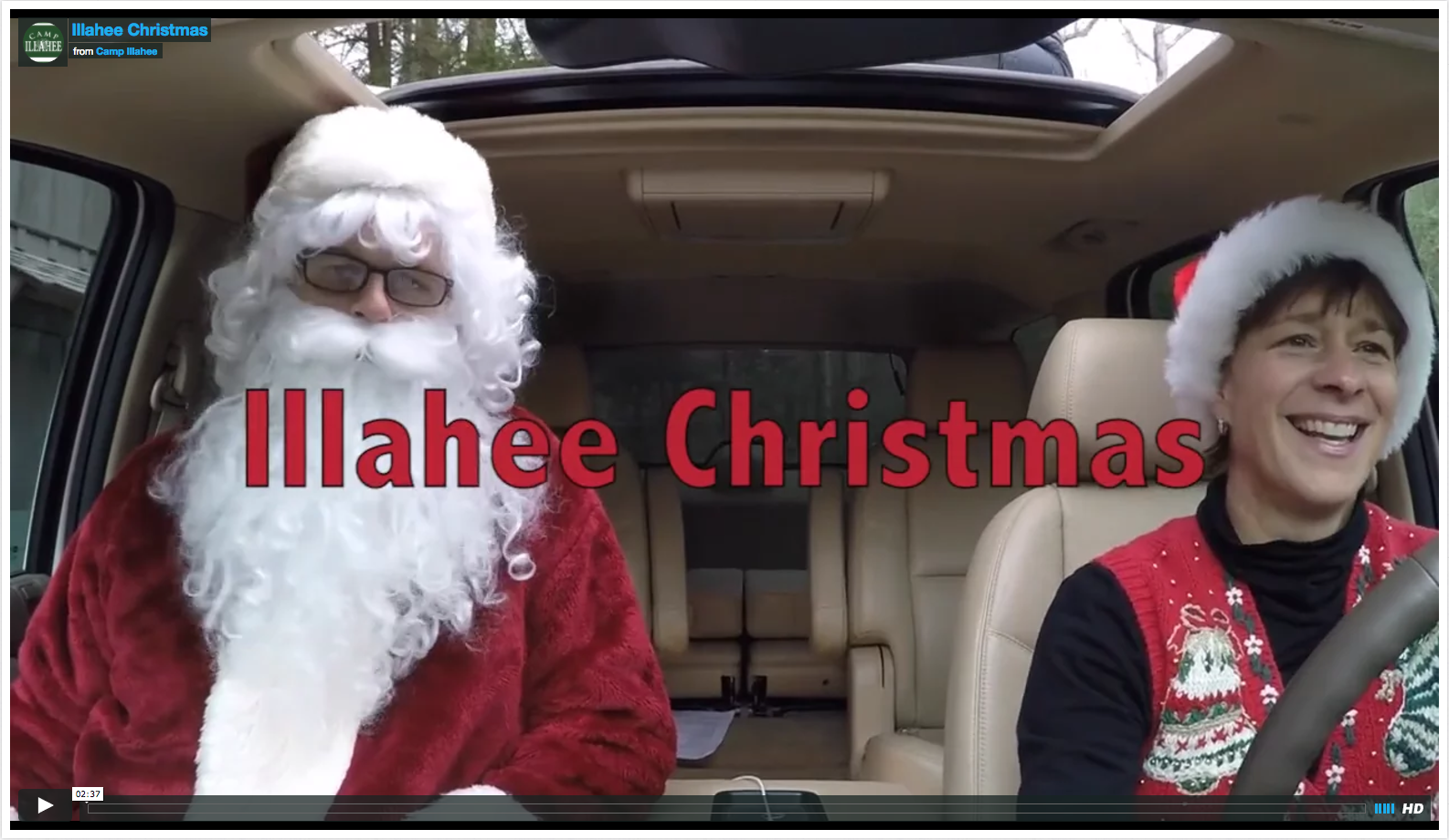 Christmas Carpool Karaoke! - Camp Illahee Girls Summer Camp