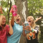 Illahee Campers On the Verge of a Water Fight