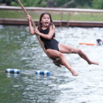 Camper faces are the best on the Tarzan Swing!