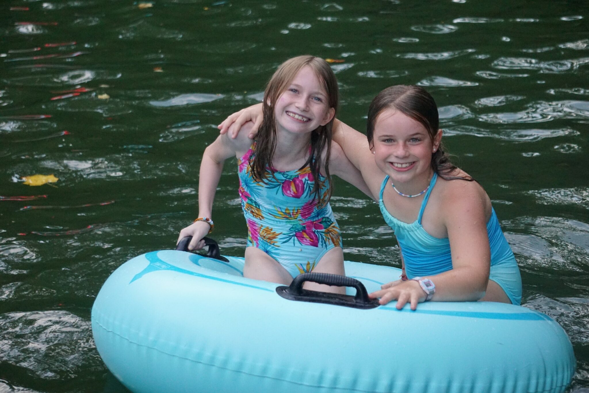 swim party Camp Illahee Girls Summer Camp